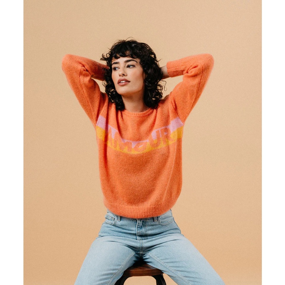 Mohair GRACE & MILA | Machou Jumper | Orange